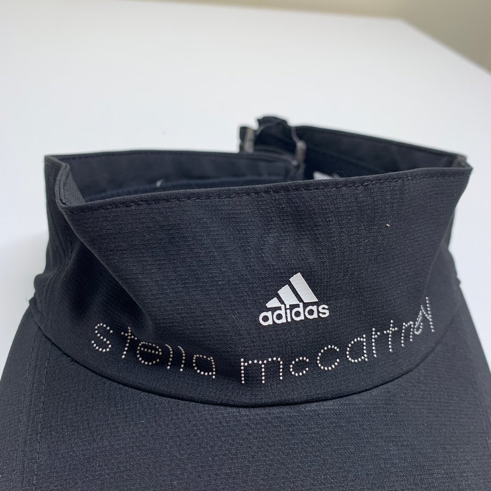 Adidas x Stella McCartney Unisex Black Visor Hat - Picture 6 of 6